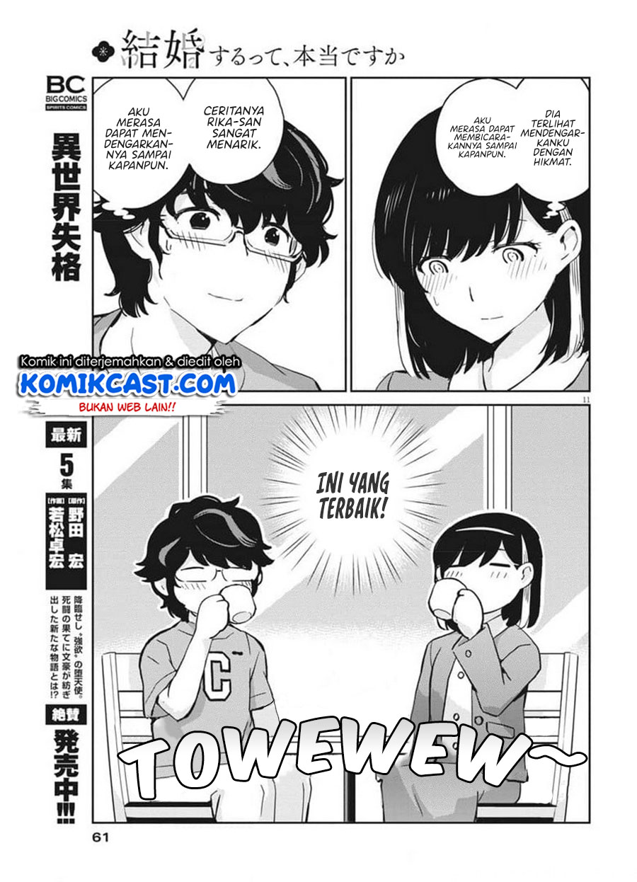 Kekkon Surutte, Hontou Desu ka? Chapter 52 Gambar 12
